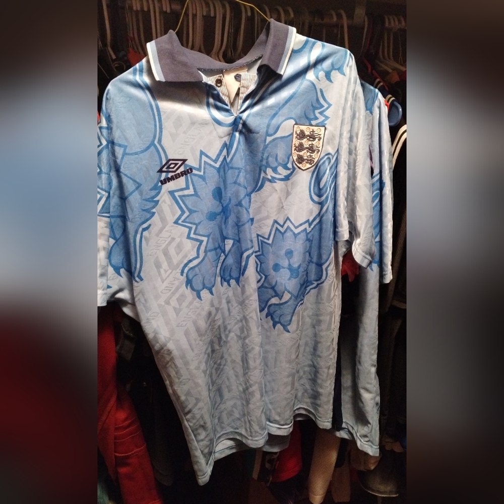 Vintage England football jersey